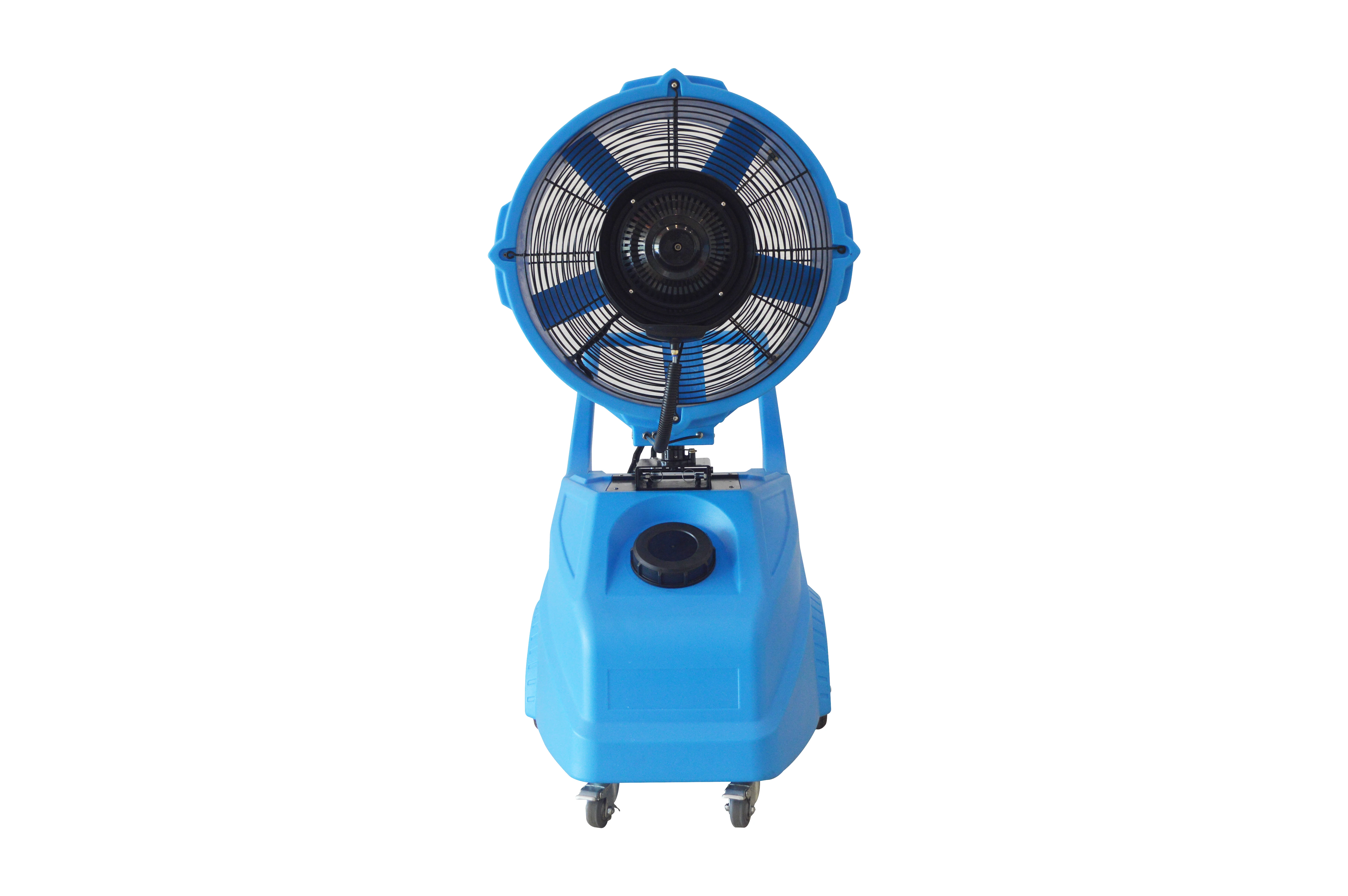 26" Fan Head 103 Gallon Water Tank Movable Misting Fan For Hot Temperature With Durable Wheel