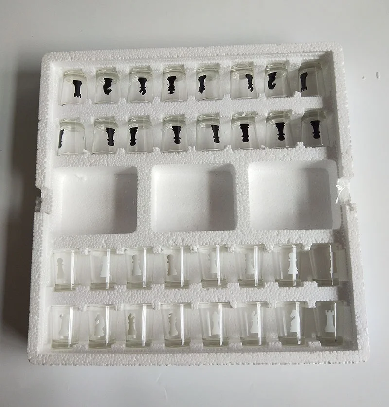 Набор бессвинцовых стеклянных шашек для настольной игры