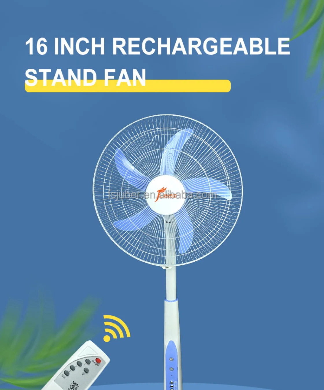 Speed Cooling Stand Fan, 12W, Plastic - detail 4