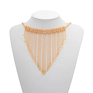 Women's Neck Chain Wholesale Golden Supplier Necklace Chain  Dubai Luxury Necklace