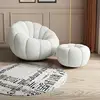 White technology velvet pedal-rotatable