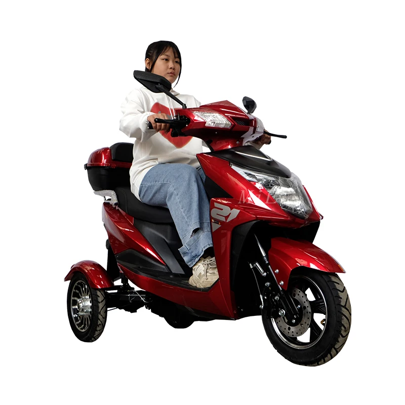 Assisted Pedaling Cabin Wheels for Steering to the Right Electric Cargo Tricycles