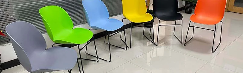 New design wholesale simple dining room living room furniture chair stackable chair