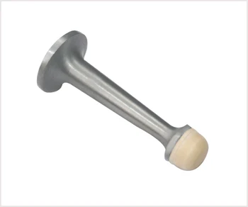 Cylindrical Brass Door Stopper Lighthouse Integrated Anti-Collision Wall Mounted Door Hardware for Kitchen and Hotel Use