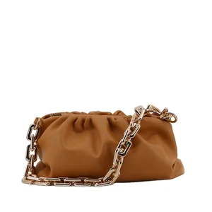 Custom Logo High Quality Chain Ladies Purses and Handbags Fashion Design Underarm Shoulder Bags for Women