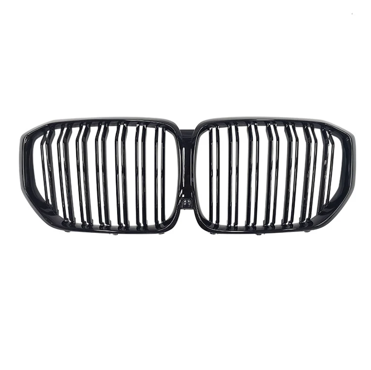 Top Quality Gloss Black Double Line Car Front Grilles For BMW New G05 X5
