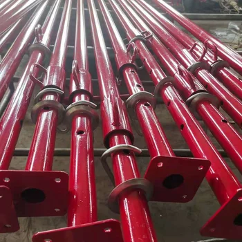 Derfon Factory Construction Scaffolding Adjustable Steel Props Jack Wholesale Worldwide Painted Acrow Props
