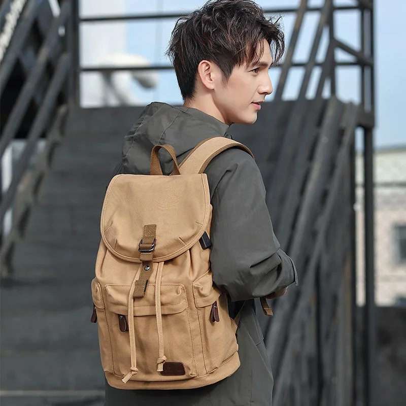 Custom Canvas Sport Travel Backpack Bag 