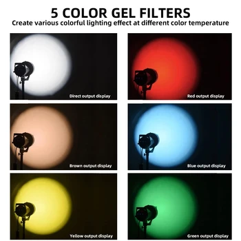 New Arrival Condenser Light Tube Optical Snoot Photo Studio Accessory for Flash Lamp with Bowens Mount detail image
