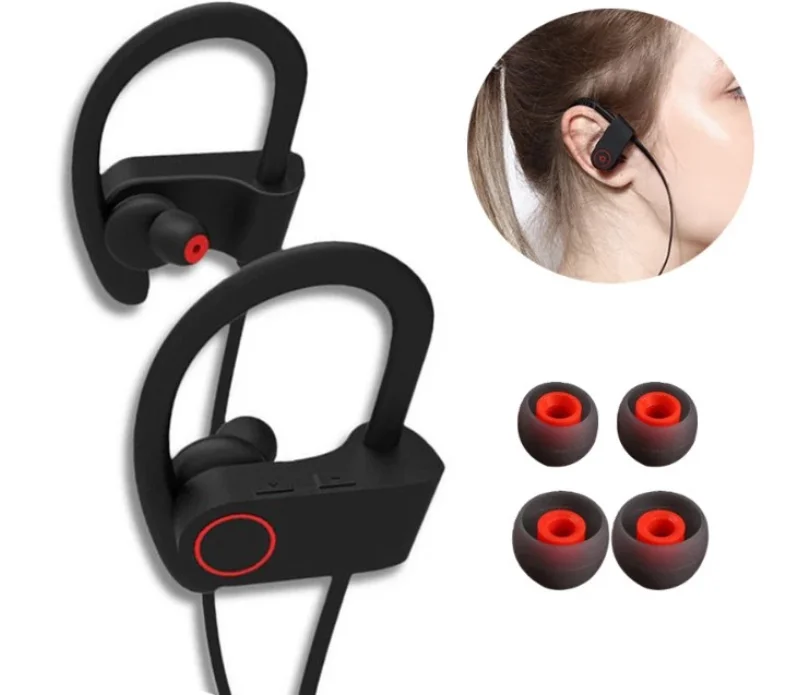 U8 BT Wireless Running Earphones Sweatproof Noise Cancelling