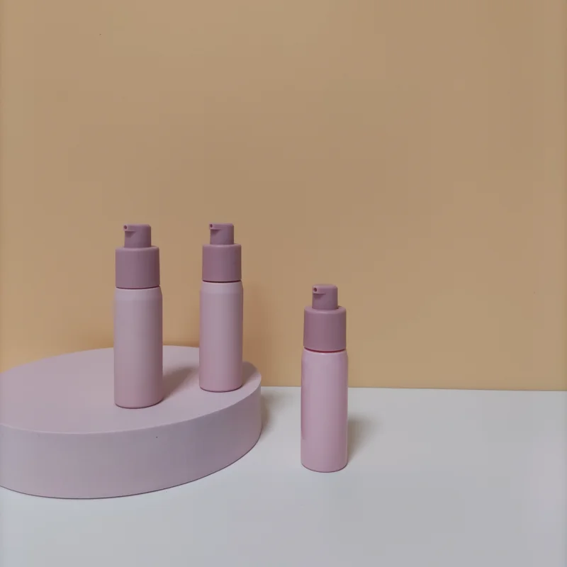 Luxury 20ml 30ml PET Lotion Pump Bottles Cosmetic Facial Cleanser Pump Bottle