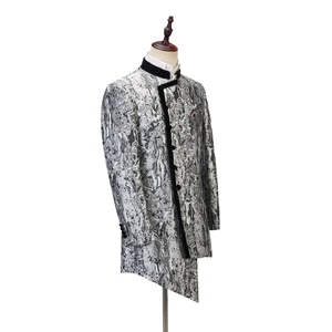 2020 New Men's Formal Stylish Suits Custom Made 2 Pieces Suits for Men Jacket Long + Pants