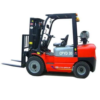 Chinese Brand Red Color 2.5 ton LPG CPYD25 Forklift