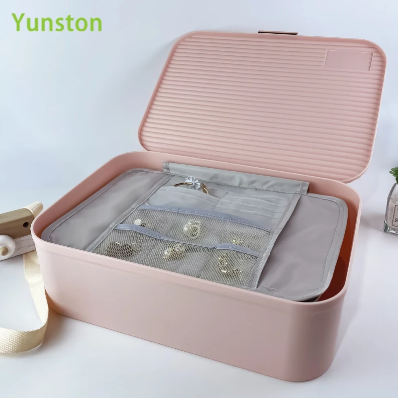 Multi-functional Certificate Packing Box Portable Travel Document Organiser Plastic Document Certificate Organising Box