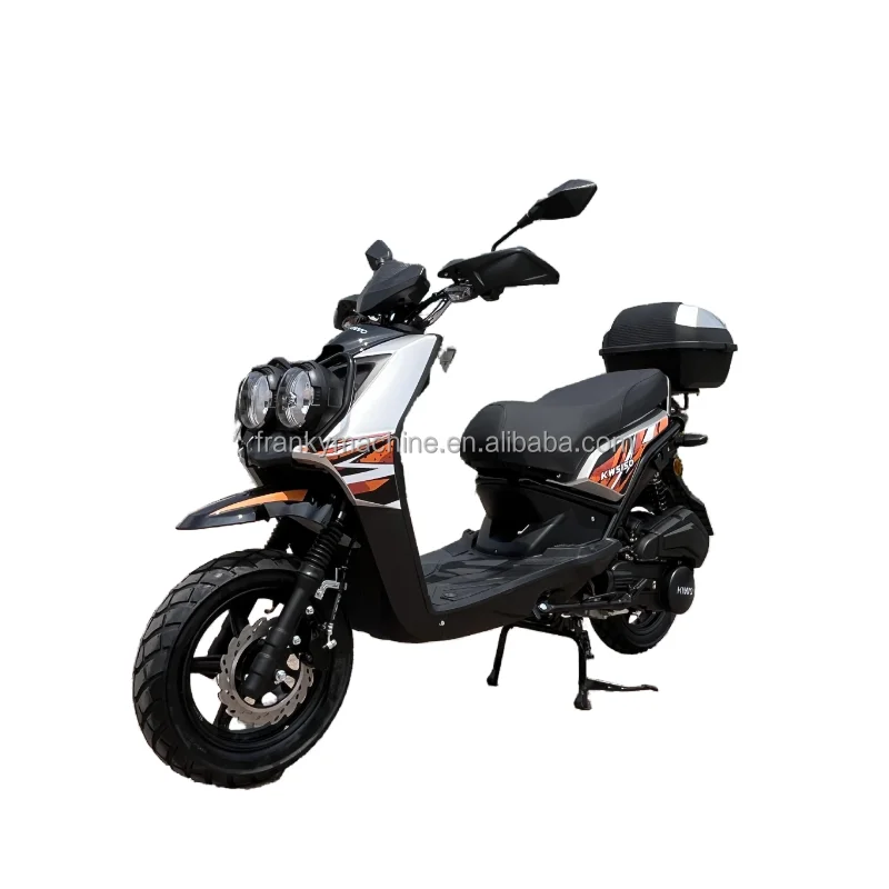 Popular 125cc Gas Moped Scooter Cheap 50cc Gasoline Scooter with Pedals