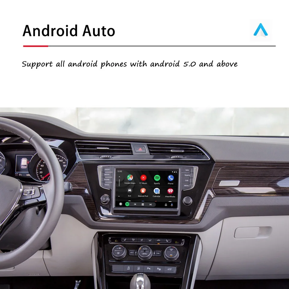 MMI Unit CarPlay Wireless Module for VW Golf MK5 MK7 Polo Passat B8 MIB2 OEM Retrofit Car Android Auto IOS16 iPhone CarPlay