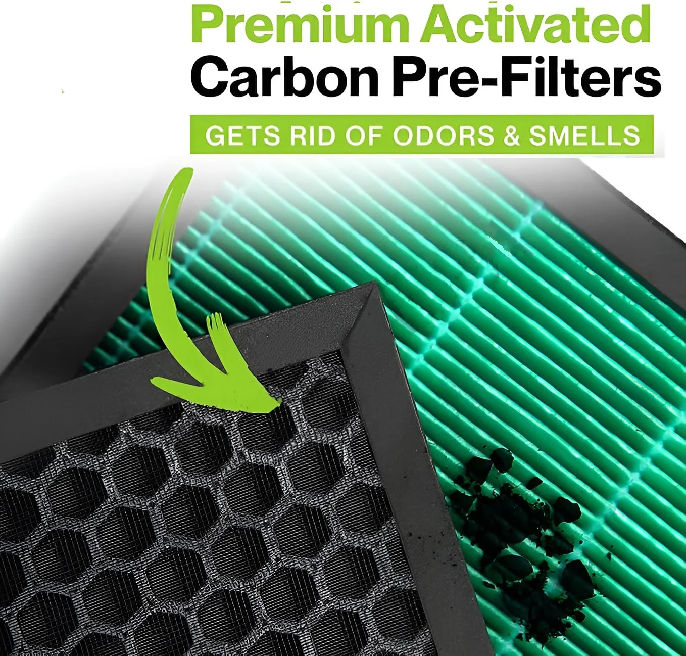 Walson Household True Hepa Air Filter Activated Charcoal Filters Air Purifier Filter Carbon Filter for Coways Airmega 400/400S details