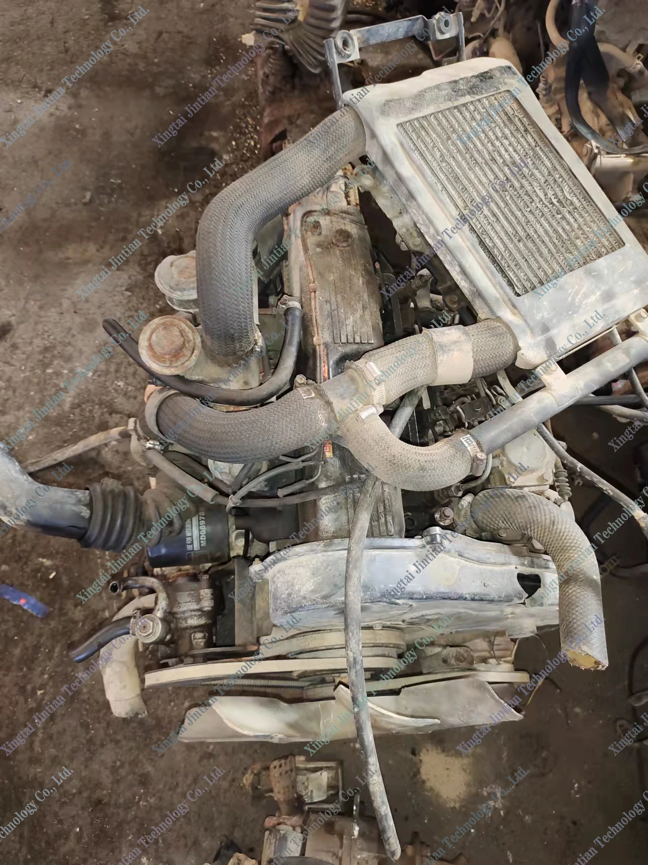 Used Diesel Turbo Engine 4D56 With 4WD Gearbox for Pajero L200 L300