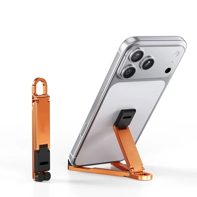 New Aluminum Alloy Mobile Phone Holder Portable Keychain Multifunctional Tablet Phone Universal Holder
