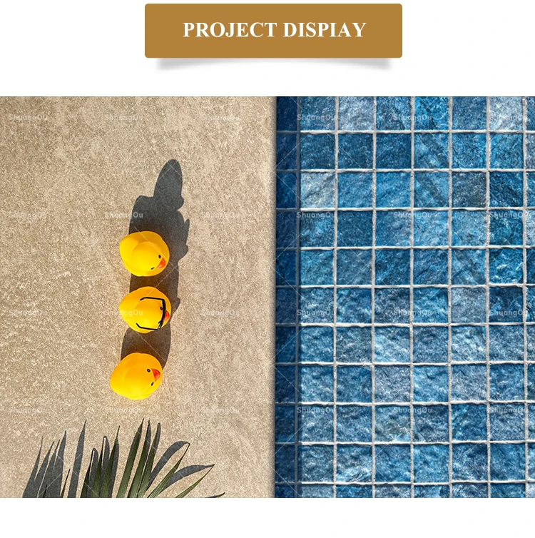 Swimming Pool Coping Tile Modern Anti Slip Tile Ceramic Outdoor Pool Deck Tile Ideas Shuangou
