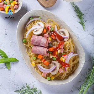 Non-GMO Dried Konjac Noodles Instantaneous Low Carb Carrot Pasta Spaghetti Shirataki Box or Bulk Packaging Gluten-Free Fideos