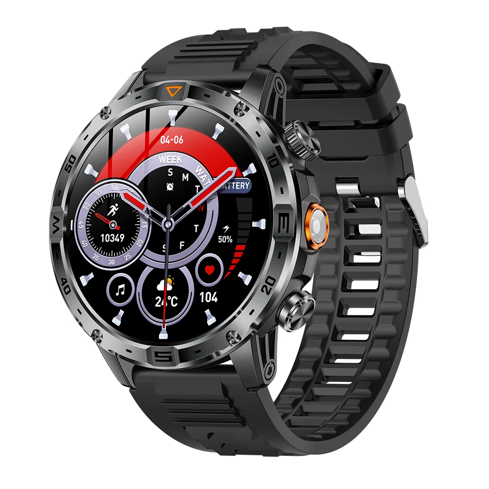 SENBONO Smartwatch Masculino Profissional para Esportes ao Ar Livre AK91 com Tela de 1.7 Polegadas, Monitor de Atividade...