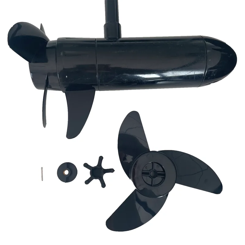 Propeller Voor Elektrische Boegschroef – 12V/24V, Kunststof, Vervangingspropeller, Inclusief Moer En Afstandhouder, 140g