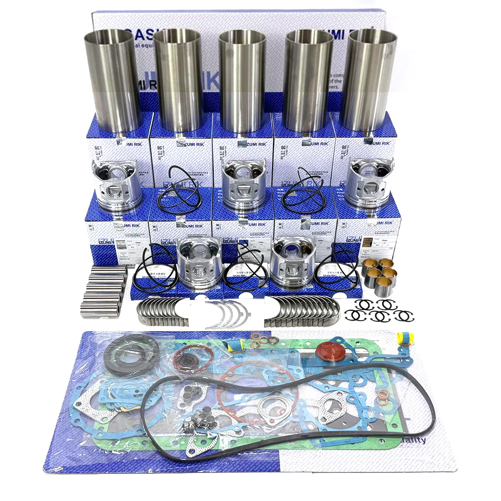 IZUMI RIK F5L912W, F5L912 کیت بازسازی کامل با کیت واشر، یاتاقان‌های اصلی و شاتون با واشر فشار برای Deutz