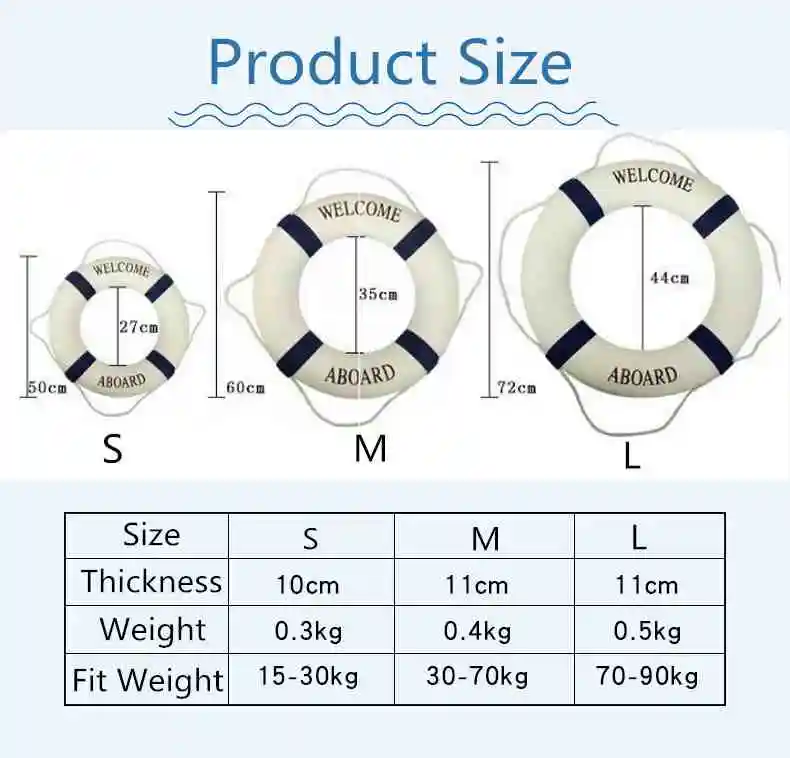 Cheap Price Water Floating Life Ring Life Buoy for Lifesaving and Water Rescue