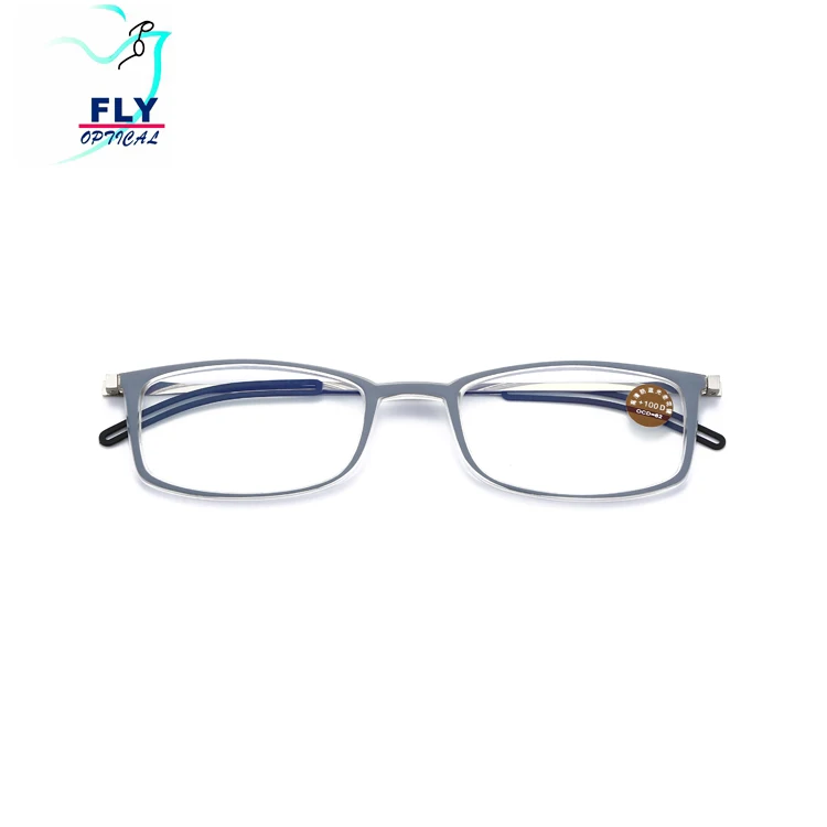 2020 2022 New Arrival High Quality  Anti Blue Light Women Men Slim Metal Reading Glasses Bulk With Metal case