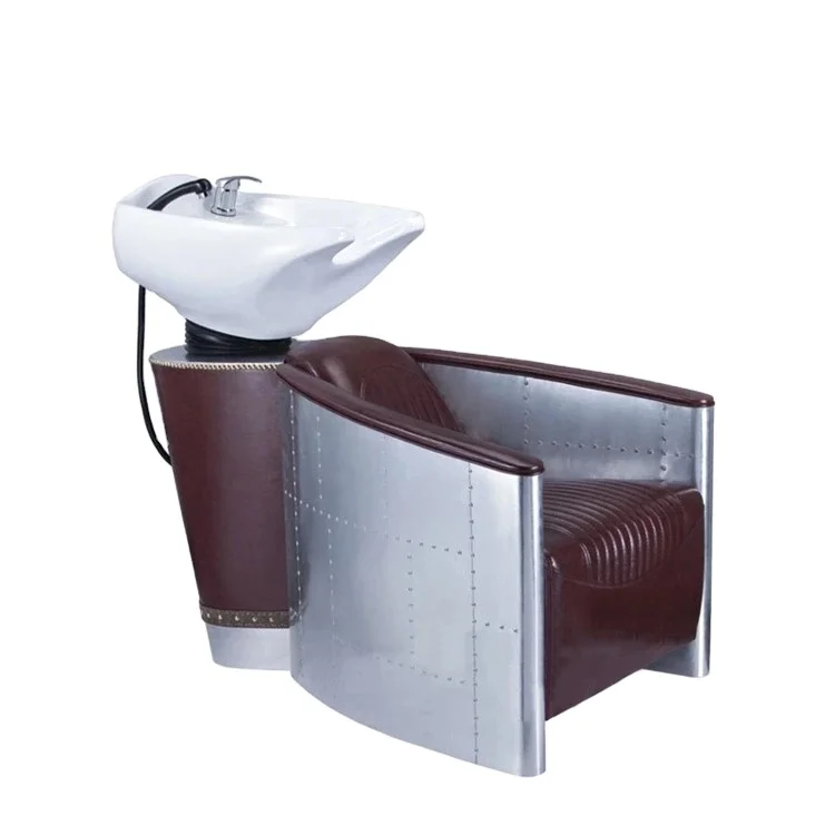 Bomacy Special Fashionable Design Barbershop Furniture Salon Reclining Shampoo Chair Cheap Price Modern PU Leather Washing Hair