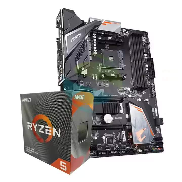 B450 AORUS ELITE Motherboard with R5 3600 CPU - DDR4, USB3.0