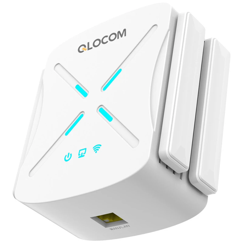 Qlocom CF-XR182 WiFi6 Router Repeater Booster Output Power 200mW 4*2dBi Antennas 2.4&5.8GHz Wireless Repeater