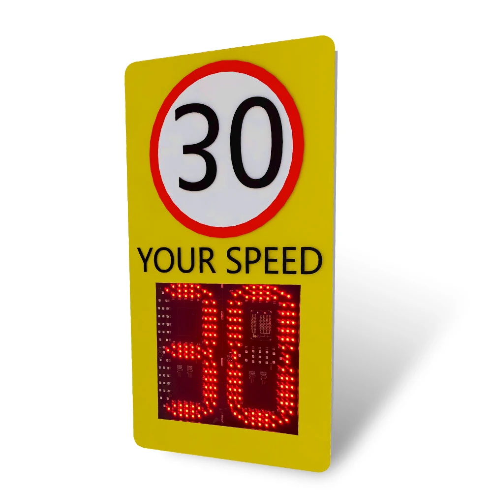 Waterproof Radar Speed Signs with ±1KM/H Accuracy