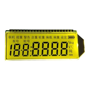 Factory supply promotional price lcd display screen STN yellow positive lcd display for household appliances