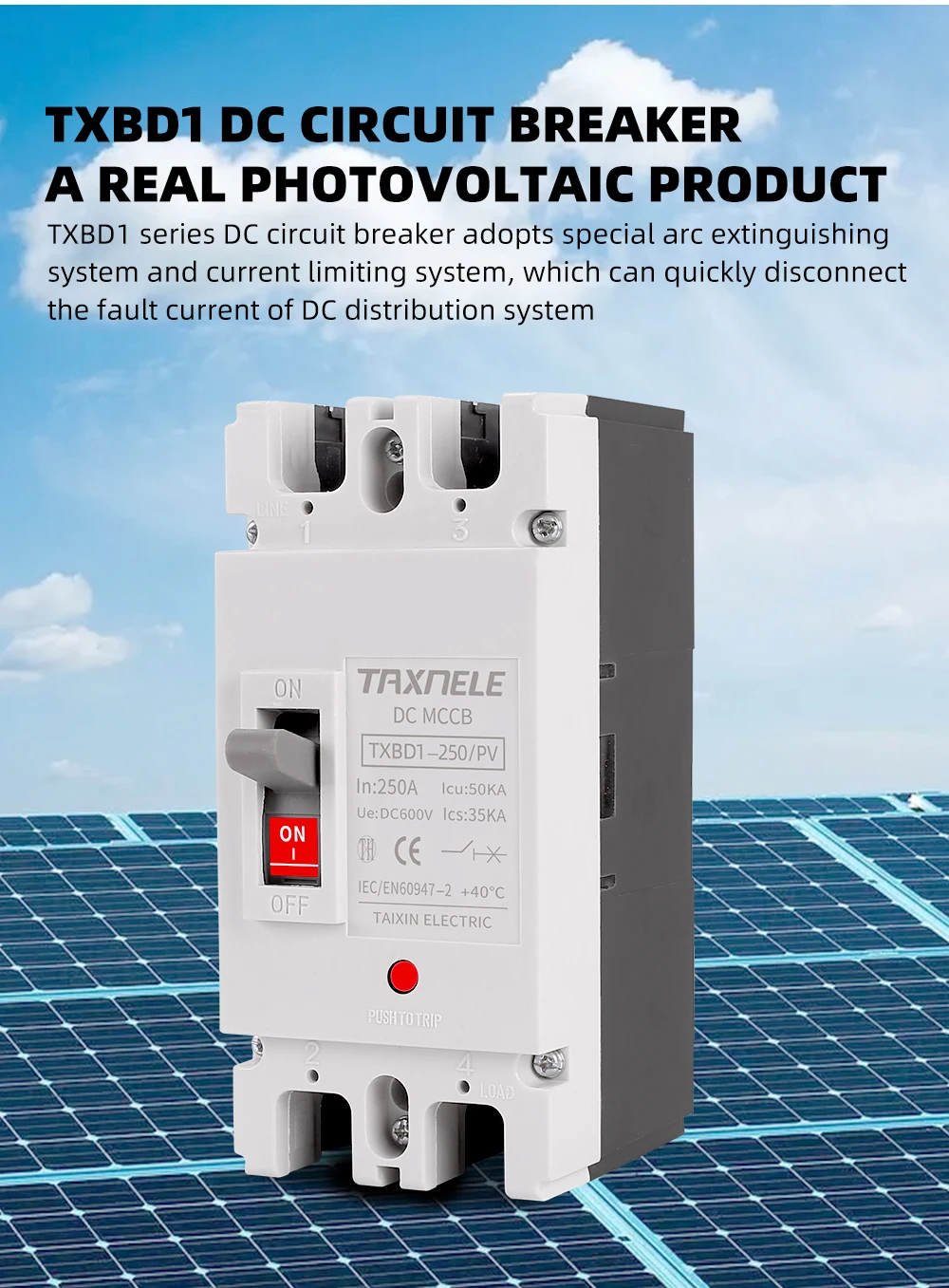 1 個 1P 2P DC 600V サーキットブレーカーバッテリースイッチ DC 短絡過負荷保護太陽光発電太陽光発電 100A 12 2P DC  1000V ソーラーミニサーキットブレーカー バッテリースイッチ 6A 10A 16A 20A 25A 32A 40A DC 1000V 3P  ソーラーミニサーキットブレーカー過負荷保護 ... 1P 2P DC MCB 600V サーキットブレーカー バッテリースイッチ DC MCB 短絡過負荷保護 太陽光発電 PV 100