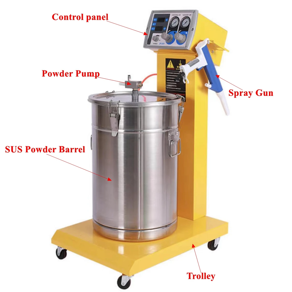 Epoxy Powder Electrostatic Powder Coating Machine Painting Gun Coating ...