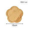 Tissage uni en forme de fleur 15*15*1cm