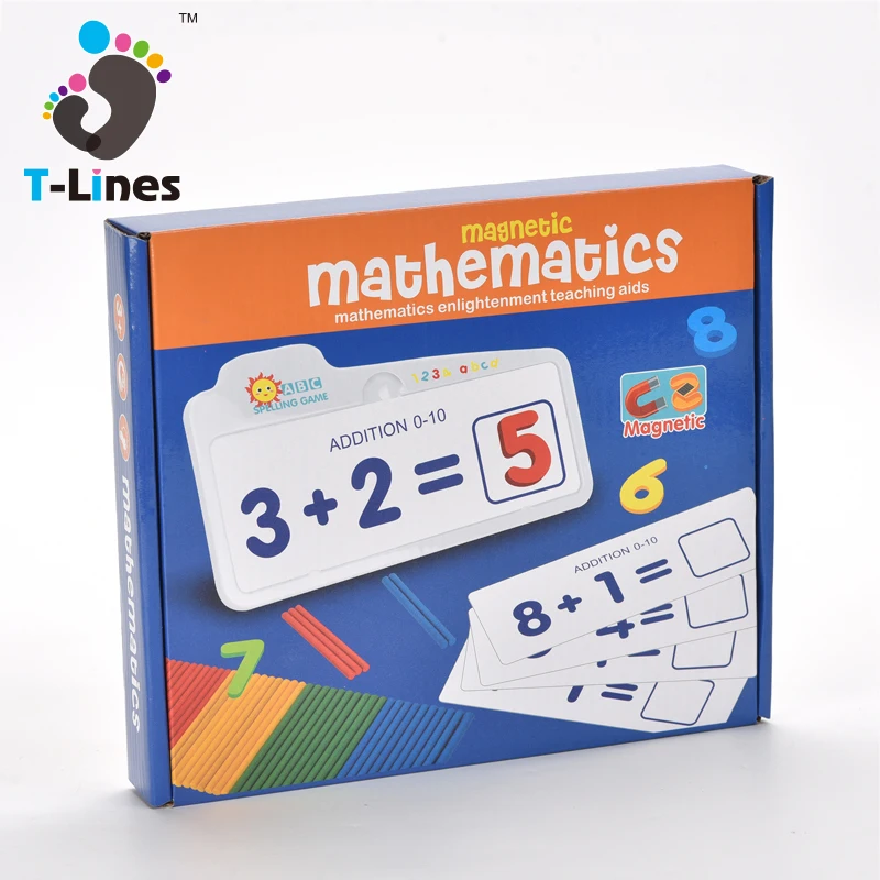 
2021 пластиковые магнитные цифры игра Математика Обучение многоразовые новый дизайн обучающие игрушки для детей 