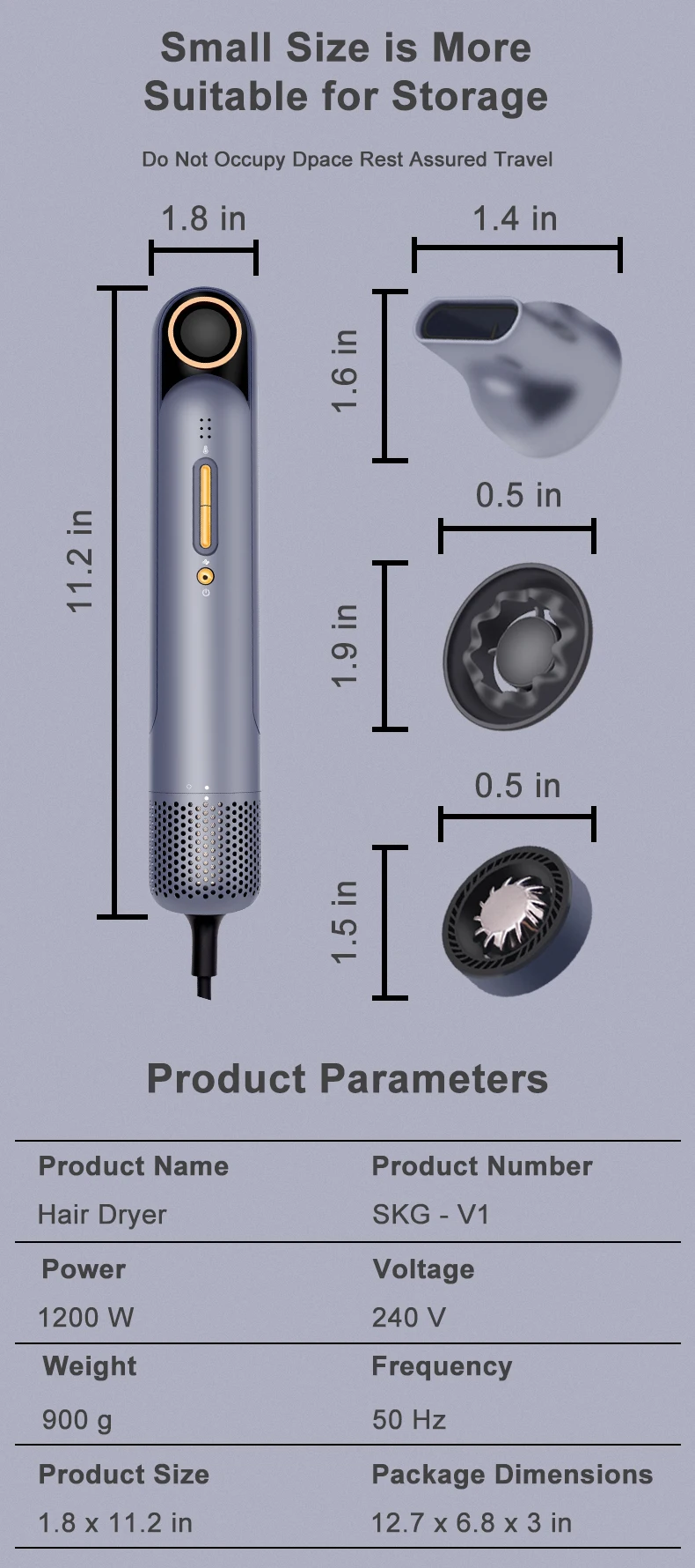 Top Seller Hair Dryer Professional Hot Cold Hair Blow Dryer