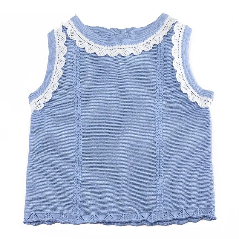 sleeveless sweater for baby girl