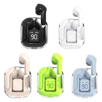 portable blue tooth LED display professional clear sound Wireless Headphones Gaming In ear Earphone