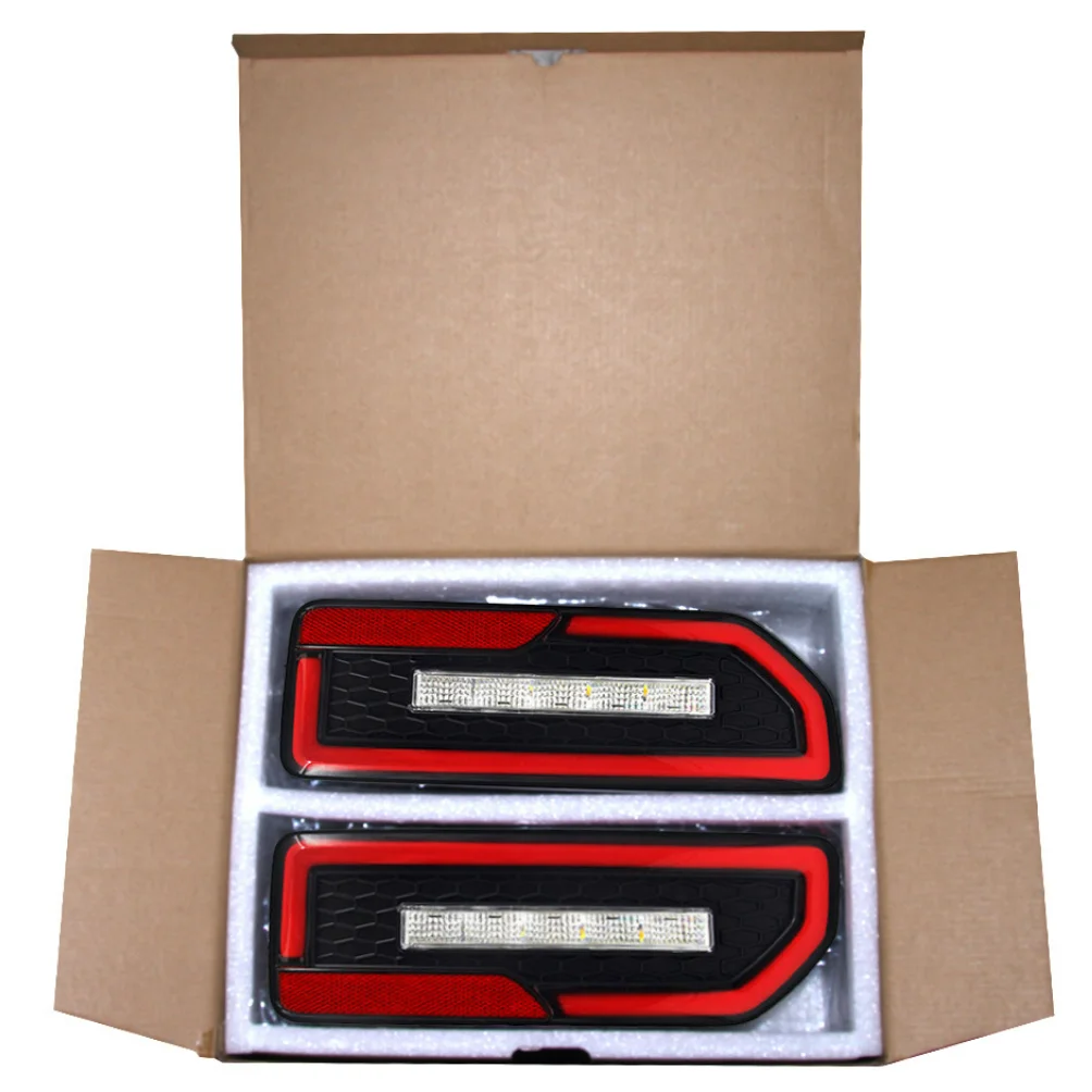 For 97-07 Ford Super Duty 3D LED C-Bar Tail Light Rear Brake/Reverse Lamp Chrome | Australia