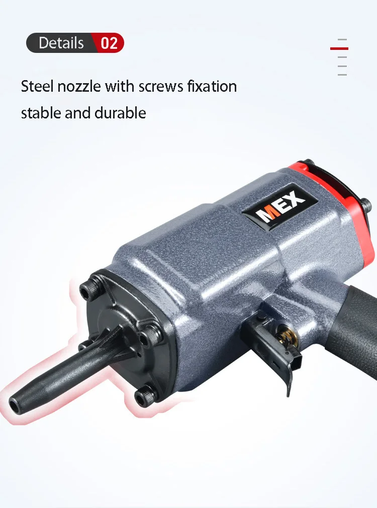 Heavy Duty Pneumatic Nail Puller 5mm Arracheongles Nail Remover Industrial Grade Nail Puller