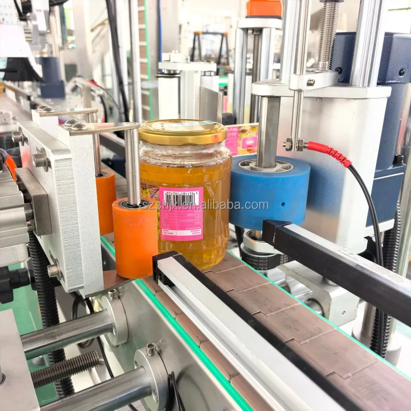 Automatic Food Bottles and Jars Filling and Capping Line for Chili Sauce, Honey, Ketchup, Peanut Butter, Jam details