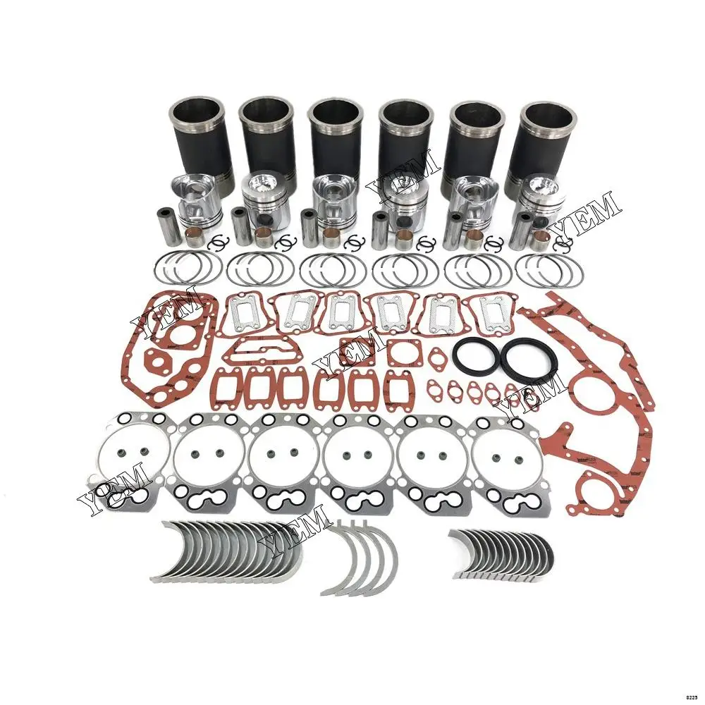 Factory Price Genuine Repair Kit With Head Gasket Set Cylinder Piston Rings Liner Bearings For Liebherr R944