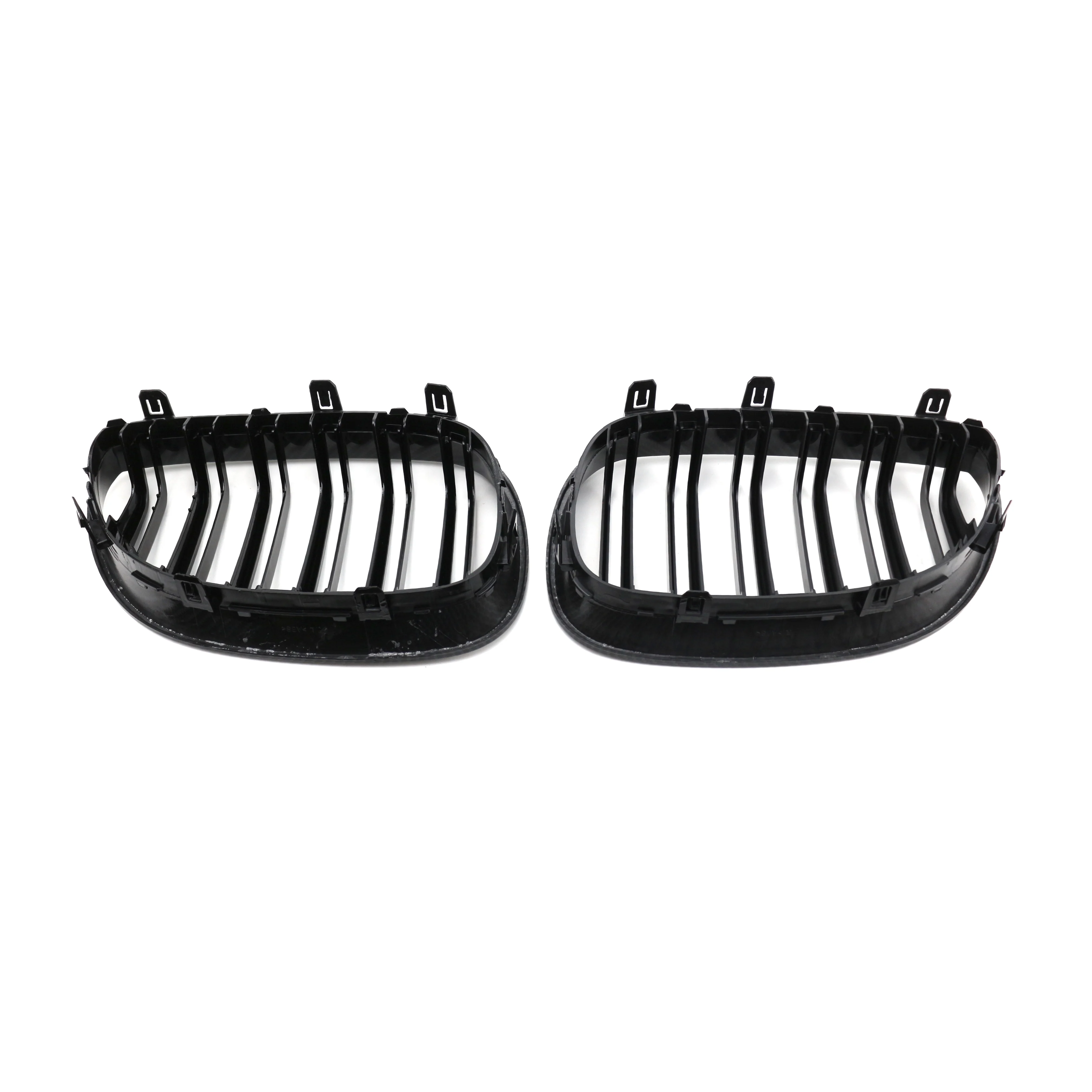 product tiypeor car diamond meteor front kidney grill for bmw e60 2003   2009 5 series gloss black-12