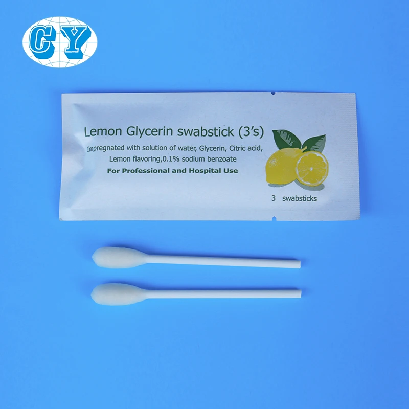 Disposable Medical Consumables 2% Chlorhexidine Gluconate and 70% Isopropyl Alcohol Skin Disinfection Cotton Swab Stick