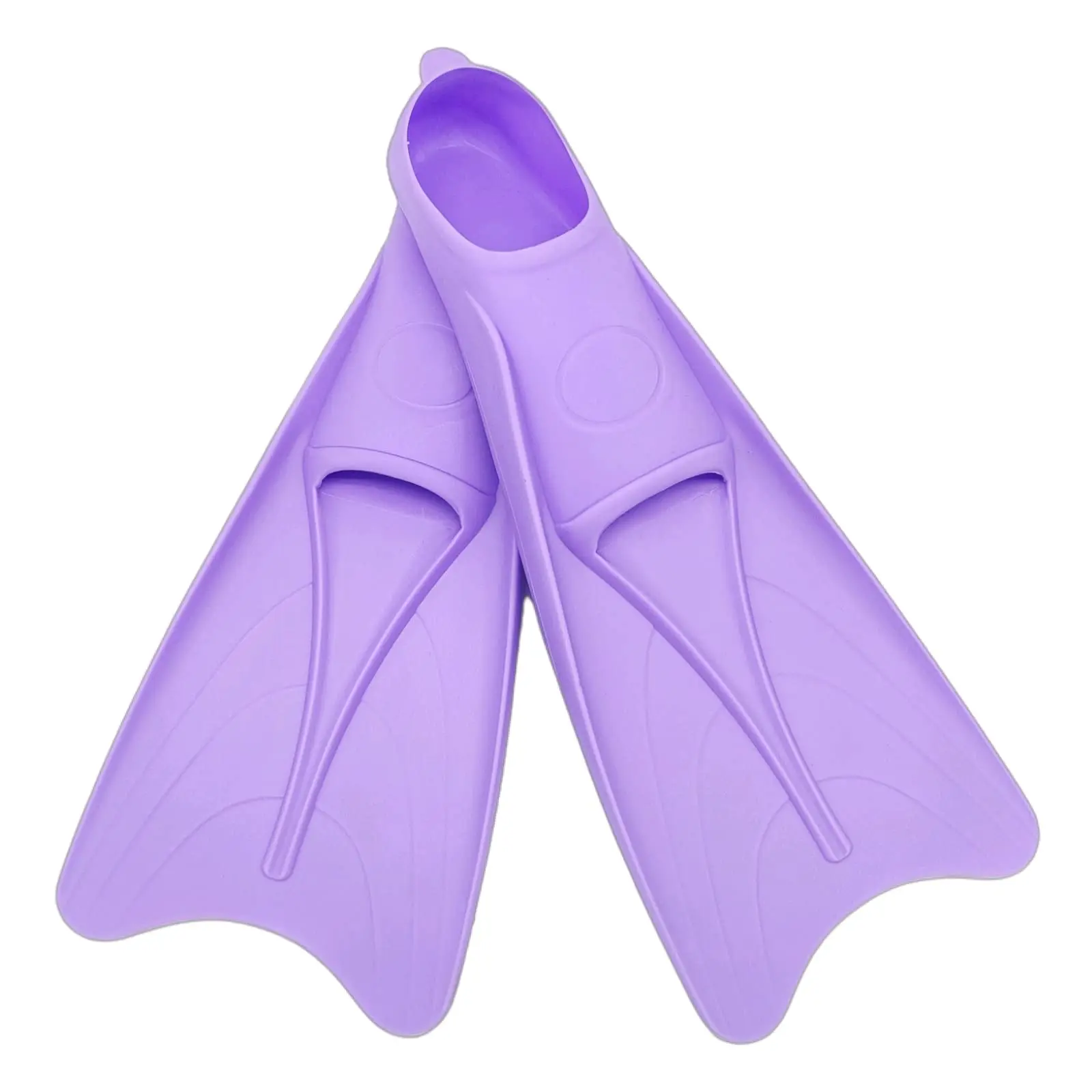 Long Blade Rubber Swim Flippers Kids And Adult Sizes Soft Quality Tpr