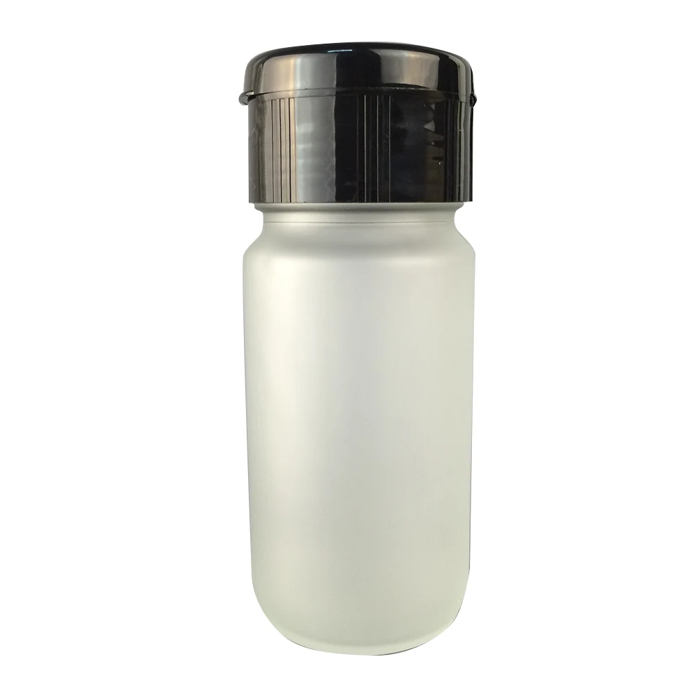 Low price sale 580ml wine frosted glass bottle with cap